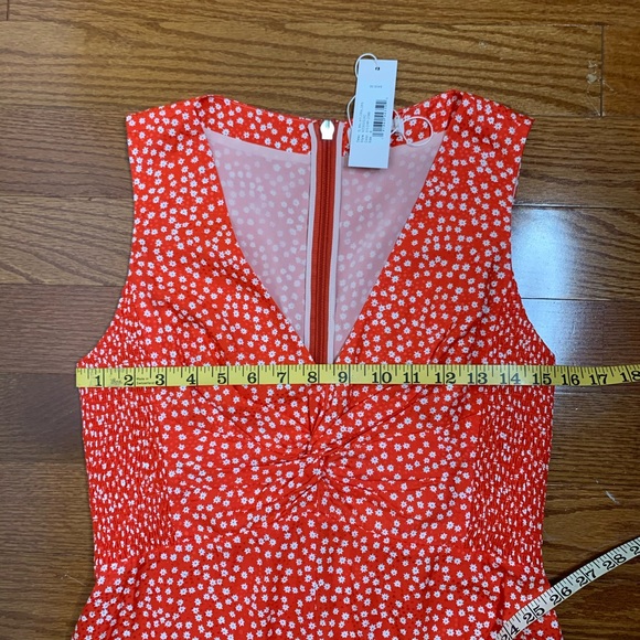 NWT Rebecca Taylor Size 6 Malia Twist Floral Dress - Picture 7 of 7